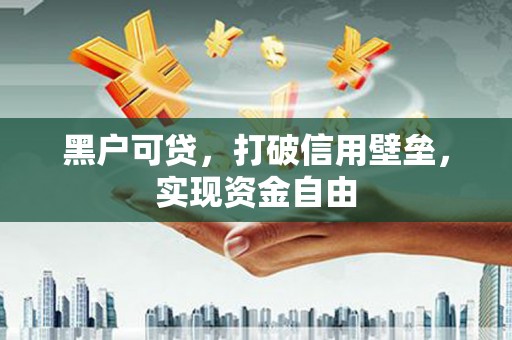 武强黑户可贷，打破信用壁垒，实现资金自由