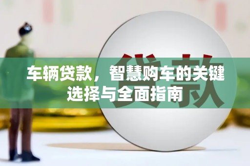 武强车辆贷款，智慧购车的关键选择与全面指南