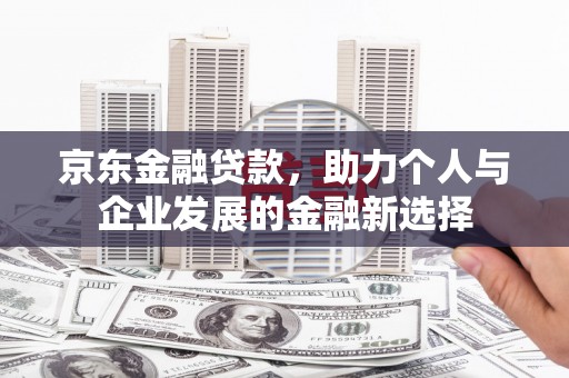 武强京东金融贷款，助力个人与企业发展的金融新选择