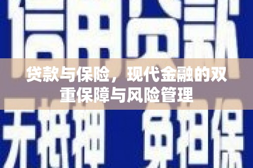 武强贷款与保险，现代金融的双重保障与风险管理