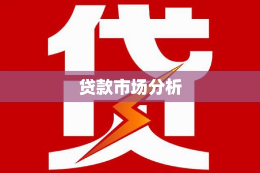 武强贷款市场分析