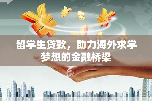 武强留学生贷款，助力海外求学梦想的金融桥梁