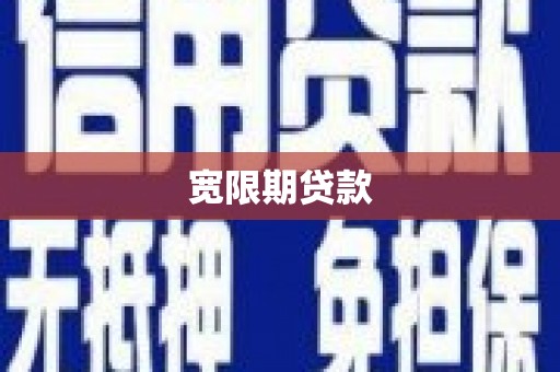 武强宽限期贷款