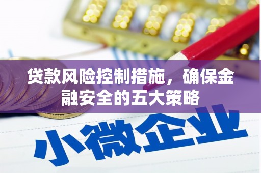 武强贷款风险控制措施，确保金融安全的五大策略