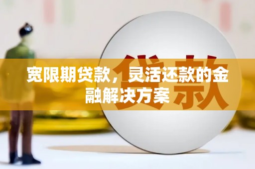 武强宽限期贷款，灵活还款的金融解决方案