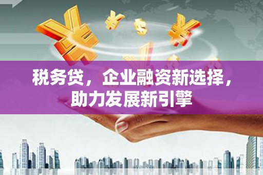 武强税务贷，企业融资新选择，助力发展新引擎