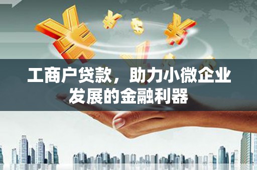 武强工商户贷款，助力小微企业发展的金融利器
