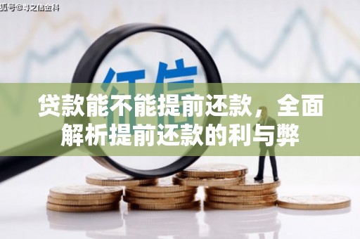 武强贷款能不能提前还款，全面解析提前还款的利与弊