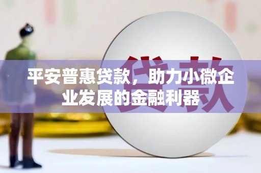 武强平安普惠贷款，助力小微企业发展的金融利器