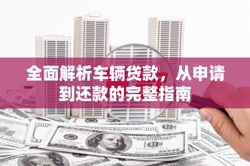 武强全面解析车辆贷款，从申请到还款的完整指南