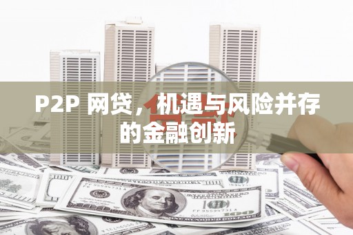 武强P2P 网贷，机遇与风险并存的金融创新