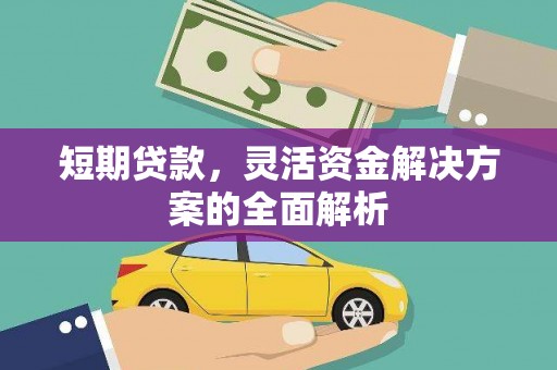 武强短期贷款，灵活资金解决方案的全面解析