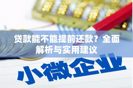 武强贷款能不能提前还款？全面解析与实用建议